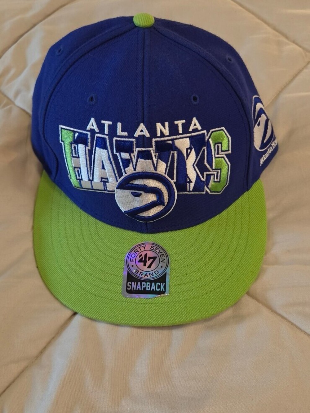 SOLD!!! Atlanta Hawks Blue and Green Snapback Hat